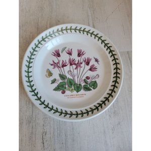 Portmeirion Botanic gardens Ivy Leaved Cyclamen 7" rimmed plate‎